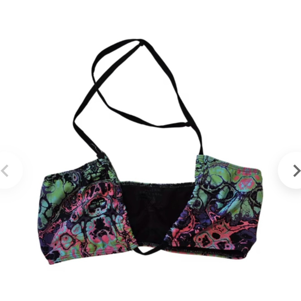 Colorful Strappy Bikini Top